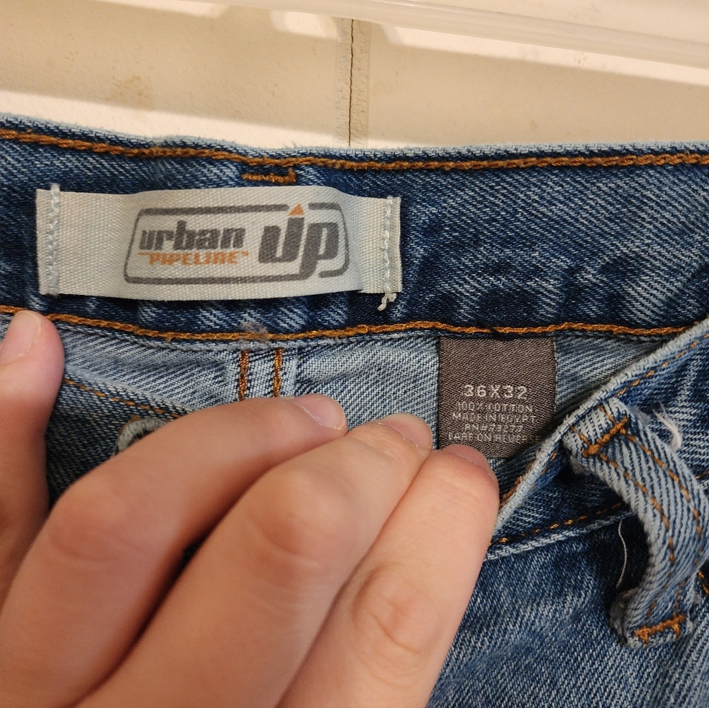 Urban pipeline up jeans 36x32 100% Cotton - Picture 3 of 6